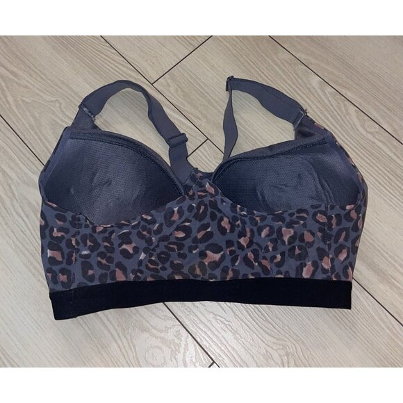 2 Piece Victorias Secret Sport VSX Knockout Leggings Pants Bra Set 32DD M Gray - Picture 5 of 9